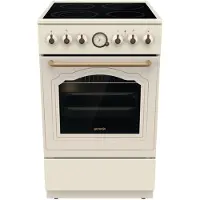 Gorenje | GECS5B70CL | keramisch fornuis | Beige | Retro