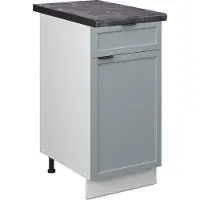 Vicco Fame-Line Keukenonderkast – 40 cm, WB Antraciet Licht blauw-grijs
