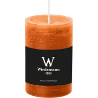 Wiedemann Cilinderkaars/stompkaars - rustieke kaars - cognac - 6 x 9 cm - 30 branduren