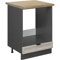 Vicco Fame-Line Ovenombouwkast – 60 cm, WB Eik GrijsBeige