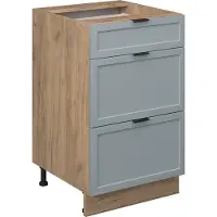 Vicco Fame-Line Keukenonderkast – 50 cm zonder werkblad Licht blauw-grijs