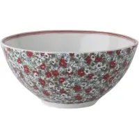 Laura Ashley - Stockbrigde Collections - Bowl - Kom - Rood/ Wit - Diameter 13 cm