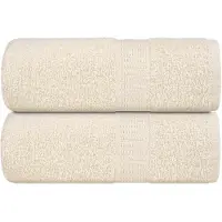 vidaXL Washandjes FROGN 2 st 30x30 cm 360 g/m² crème