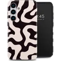 Selencia Vivid Backcover voor de Samsung Galaxy S25 - Art Wave Black