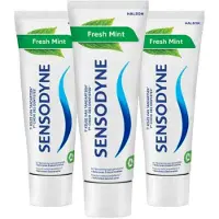 Sensodyne 3x Tandpasta Fresh Mint 75 Ml