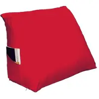 Ten Cate Leeskussen Hoes - Kussensloop - Rood - Geschikt voor Leeskussen - Leeskussen voor in bed - Zitkussen - Lekker Lui Lezen Kussen