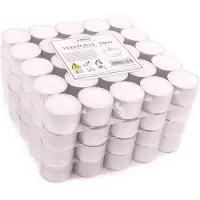 Pajoma geurloze waxinelichtjes, 200 stuks, brandduur is 8 uur, horeca, bruiloften