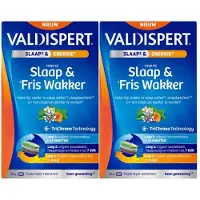 Valdispert 2x Slaap & Fris Wakker 24 Tabletten