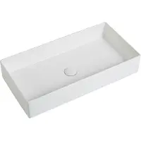Guido Gusto Wastafel Vincenza 70x36x13cm mat wit
