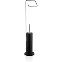DECOR WALTHER Toiletrek Stone Matt Zwart Matt RVS