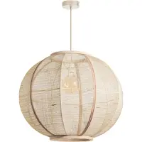 Eth Japandi Hanglamp Fabric Zandkleurig Ø 68cm