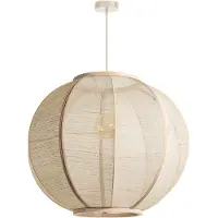 Eth Japandi hanglamp Fabric zandkleurig Ø 78cm