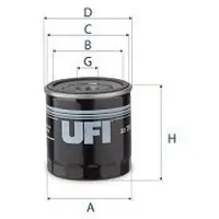 Ufi 23.751.00 Oliefilter
