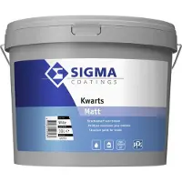 Sigma Kwarts Matt | Matte Structuurverf Binnen 2,5 LTR - Wit