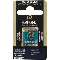 Rembrandt Aquarelverf Napje - Turkooisblauw #522