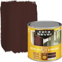 Cetabever deur, kozijn & meubelbeits transparant donker mahonie zijdeglans 250 ml