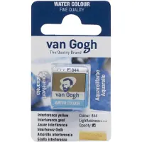 Taidepiste van Gogh aquarelverf - napje - interference geel 844