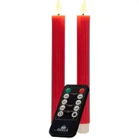 Annas collection Leddinerkaars 3d plus ab h23 ribbel 2st rood Anna's Collection