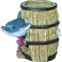 Superfish Aquarium Decoratie Vat Met Dolfijn 10 X 16 X 11 Cm