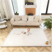 Hakuna Matte Fluwelen speelmat voor baby 200 x 150 cm, Grijs