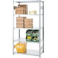 Ordo Insteekstelling Industry - stalen - basisrek - modulair - B 1060 x D 535 x H 2000 mm - draagvermogen 1200 kg - 5 legborden - verzinkt