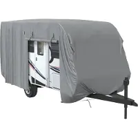 vidaXL Caravanhoes 670x250x220 cm vliesvlies grijs