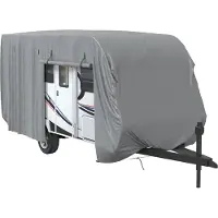 vidaXL Caravanhoes 550x250x220 cm vliesvlies grijs