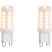 LUEDD Set van 2 dimbare G9 LED lampen opaal 3W 250lm 2200K