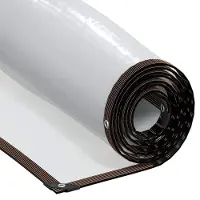 vidaXL Plantenafdekking met zeilringen 1x6 m polyethyleen