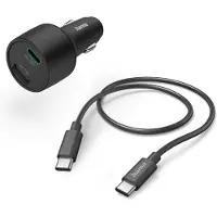 Hama Autolader Usb-c / Usb-a Met Oplaadkabel Pd 32 W Zwart (00201693)