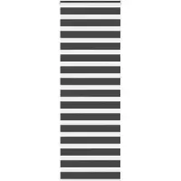 vidaXL Zebra rolgordijn 70x230 cm stofbreedte 65,9 cm zwart