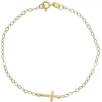 SKY Kinder Diamant Armband Kruis 14K Goud