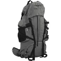 vidaXL Wandelrugzak 80 L oxford stof grijs