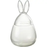 J-Line Pot Konijn Glas Transparant Small