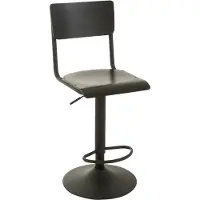 J-Line Barstool wood/metal black