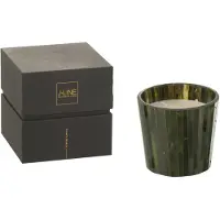 J-Line 35640 Geurkaars Noa Herbal Serenity Groen Small-35h - 12 x 12 x 11,5 cm