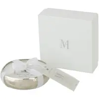 J-Line geurkaars Small M-Chic zilver - Sugar Citrus - 18 uur - 12 x 12 x 3,5 cm