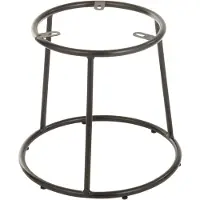 J-Line Frame Lage Kruk Metaal Zwart