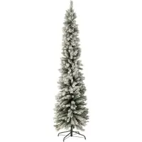 J-Line Kerstboom Plastic Klein Model Sneeuwgroen Groot