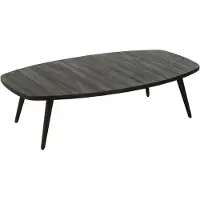 OEM bijzettafel Rechthoekig - hout - zwart