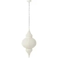J-Line Belvivere Hanglamp Metaal Wit groot