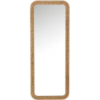 J-Line Mirror rectangle fir wood/glass natural