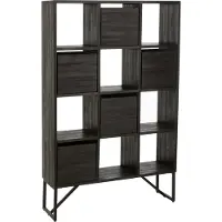 J-Line Kast Met Lades Gerecycleerd Teak Zwart
