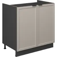 Vicco Fame-Line Wastafelkast – 80 cm, WB Eik GrijsBeige