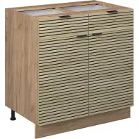 Vicco Fame-Line Onderkasten – 80 cm zonder werkblad Eiken paneel