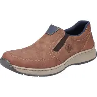 Rieker Herrenschuhe Slipper Braun Freizeit