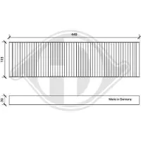 Diederichs DCI1165 Interieurfilter