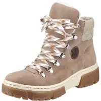 Rieker Veterlaarsjes beige / chamois / donkerbruin