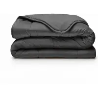 Sleeptime Velvet Lazy dekbed zonder overtrek excl. kussensloop - Antraciet - 240x200 cm