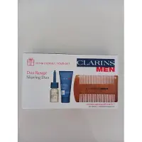 Clarins Men Shaving Duo set + Comb - Shave Oil 3 ml + After shave Gel 5 ml + Wood beard Comb
